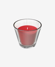 candela profumata rossa