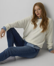 Sweter damski biały