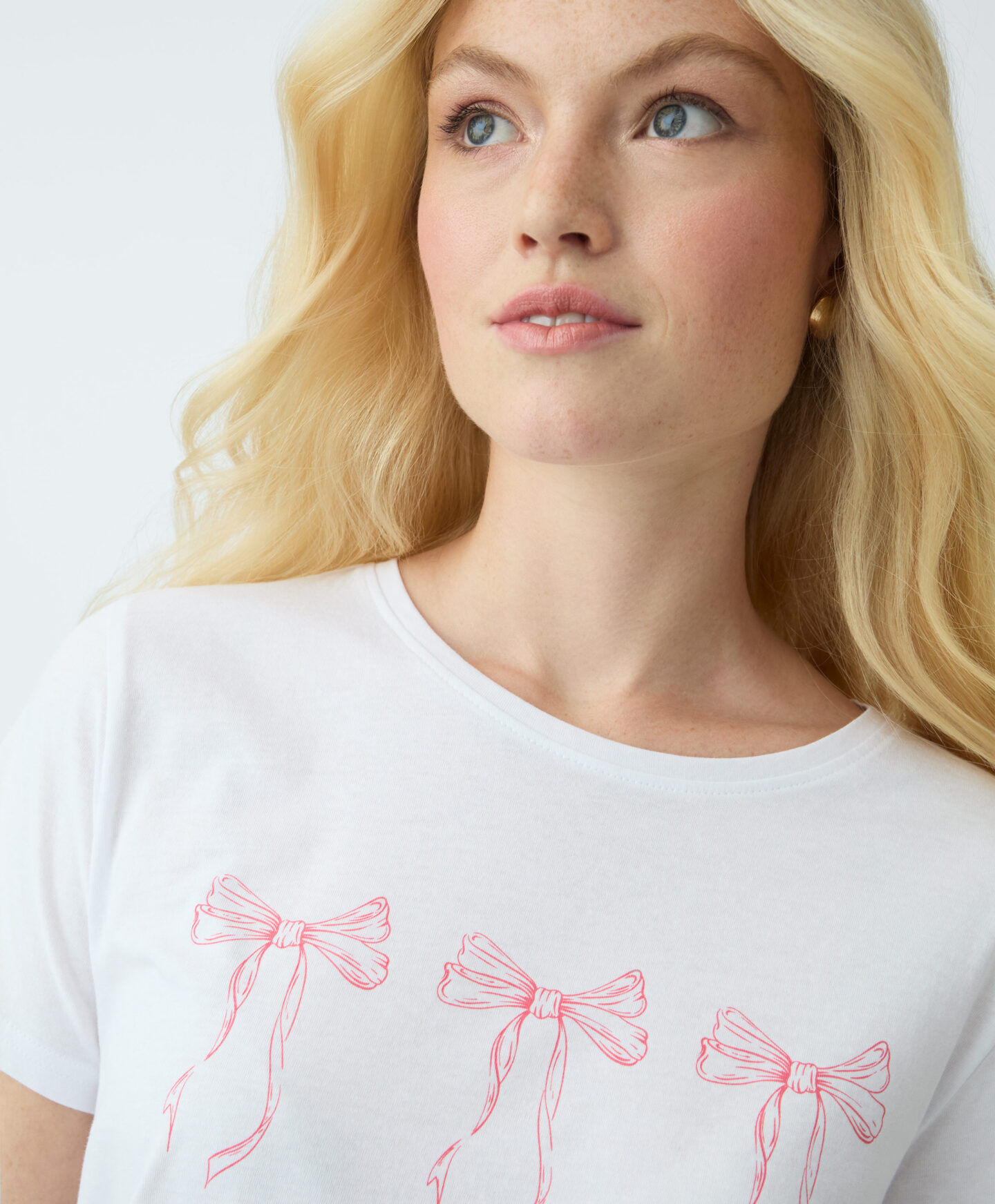 t-shirt bianca donna con scritta