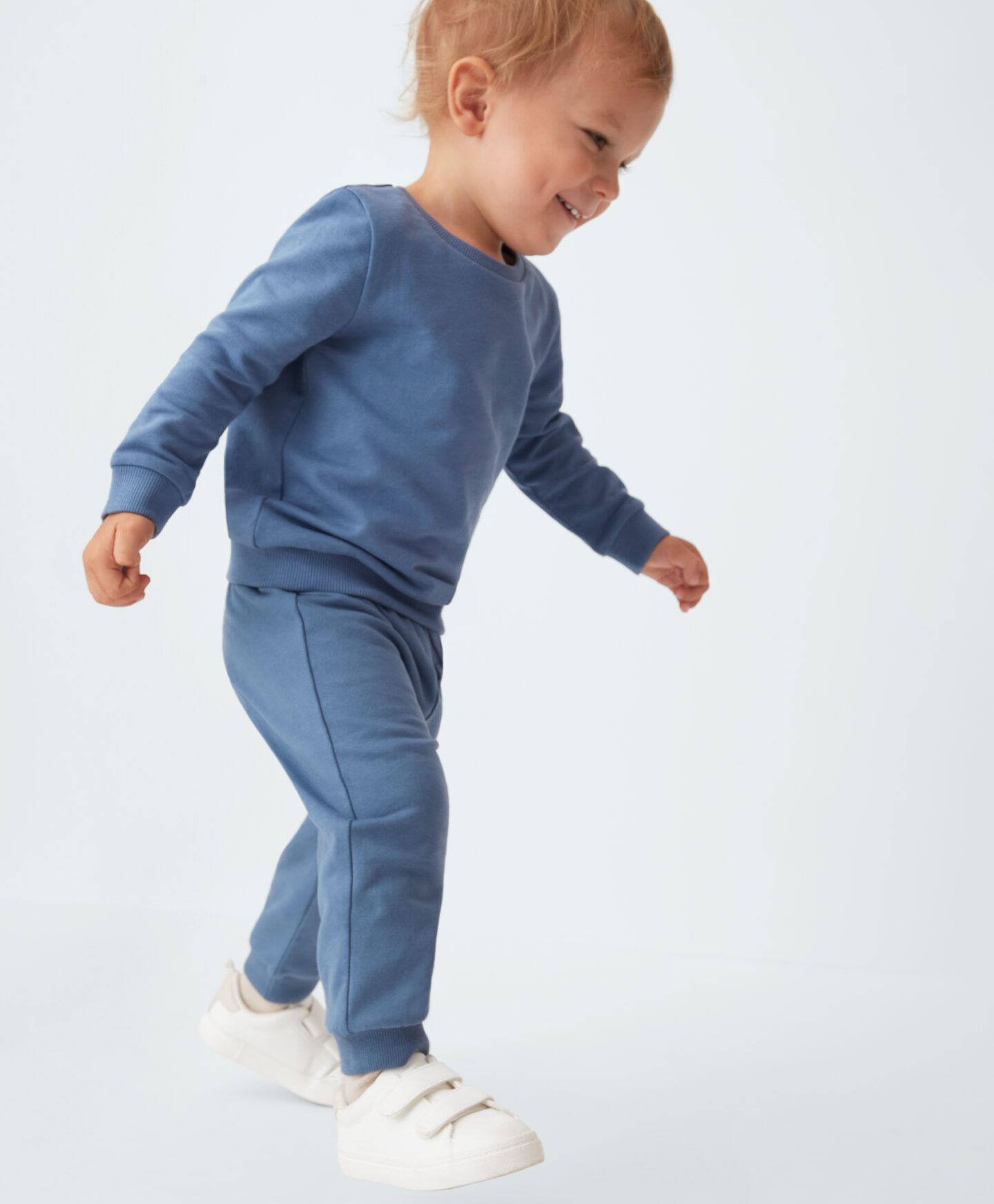 set felpe da neonato grigio e blu