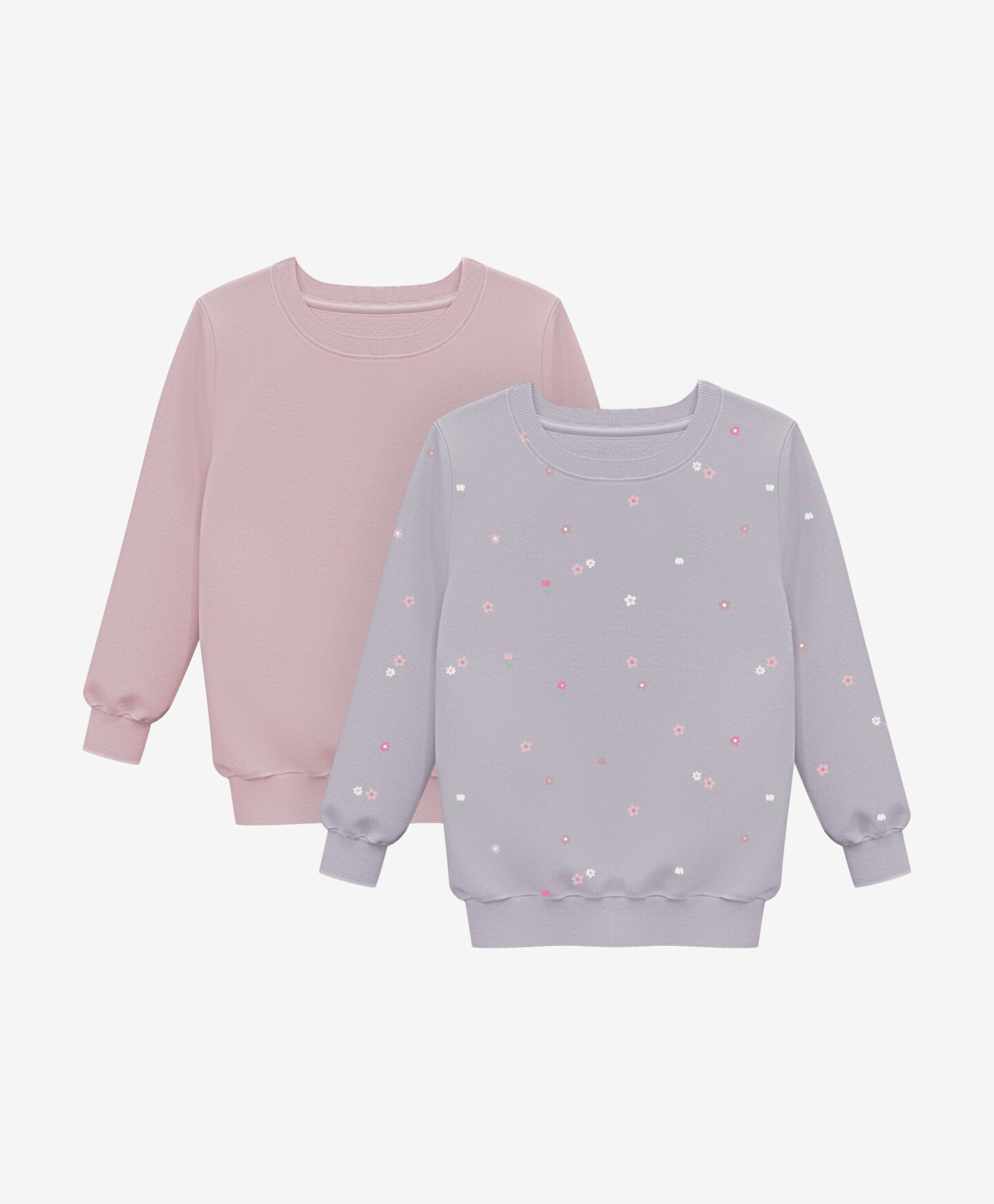 set felpe con fiori da neonata