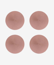 set quattro tovagliette rosa