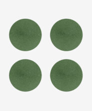 set quattro tovagliette verde