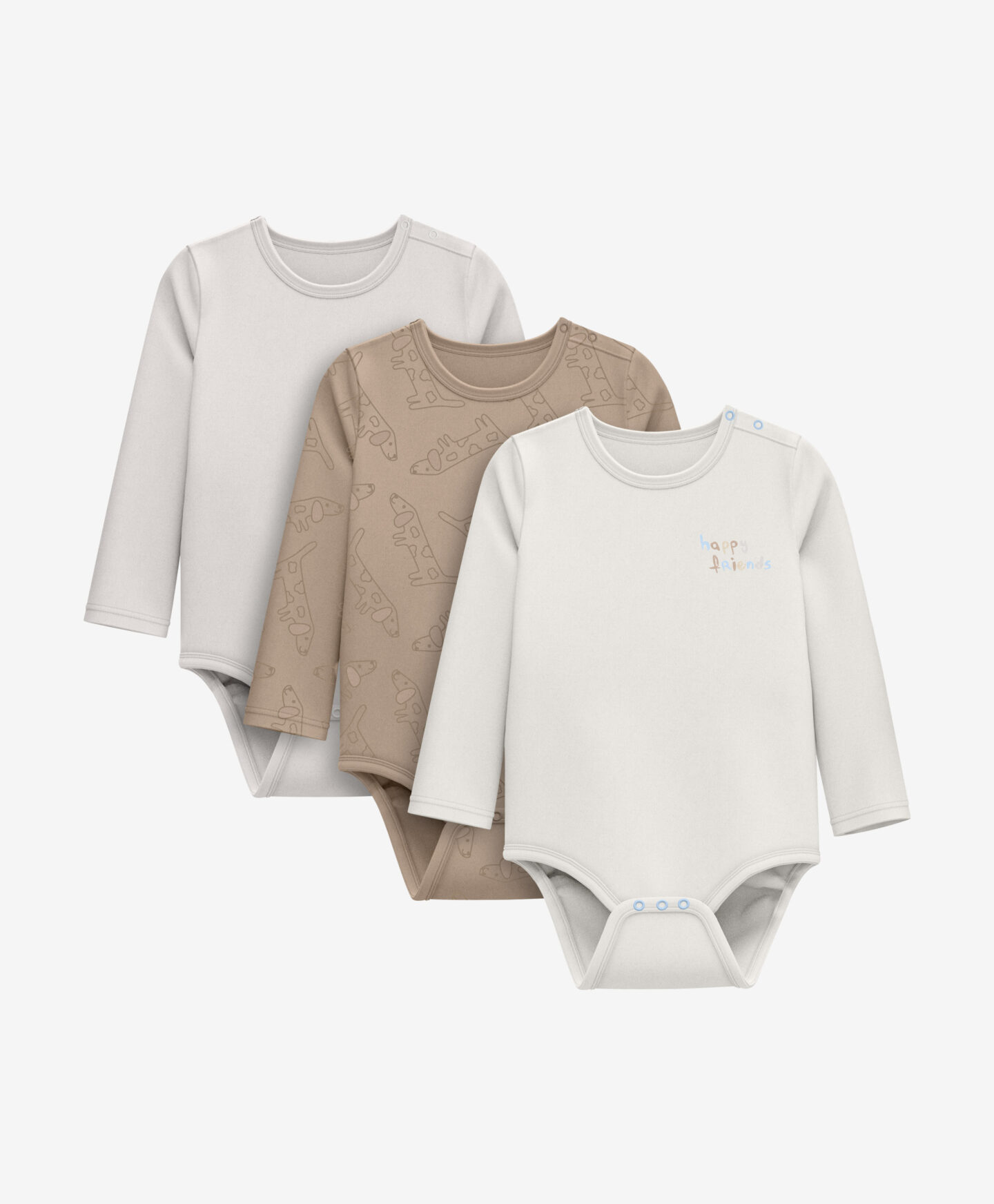 set body colorati da neonato