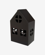 lampada led nera a forma di casa