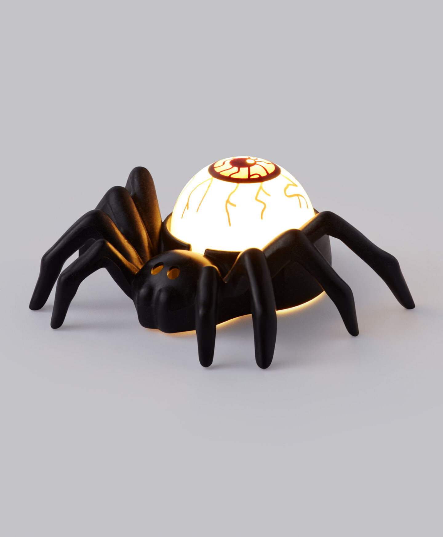 ragno nero led con occhio