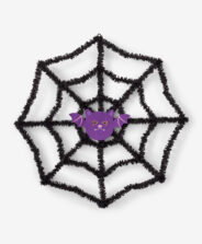ragnatela con pipistrello viola