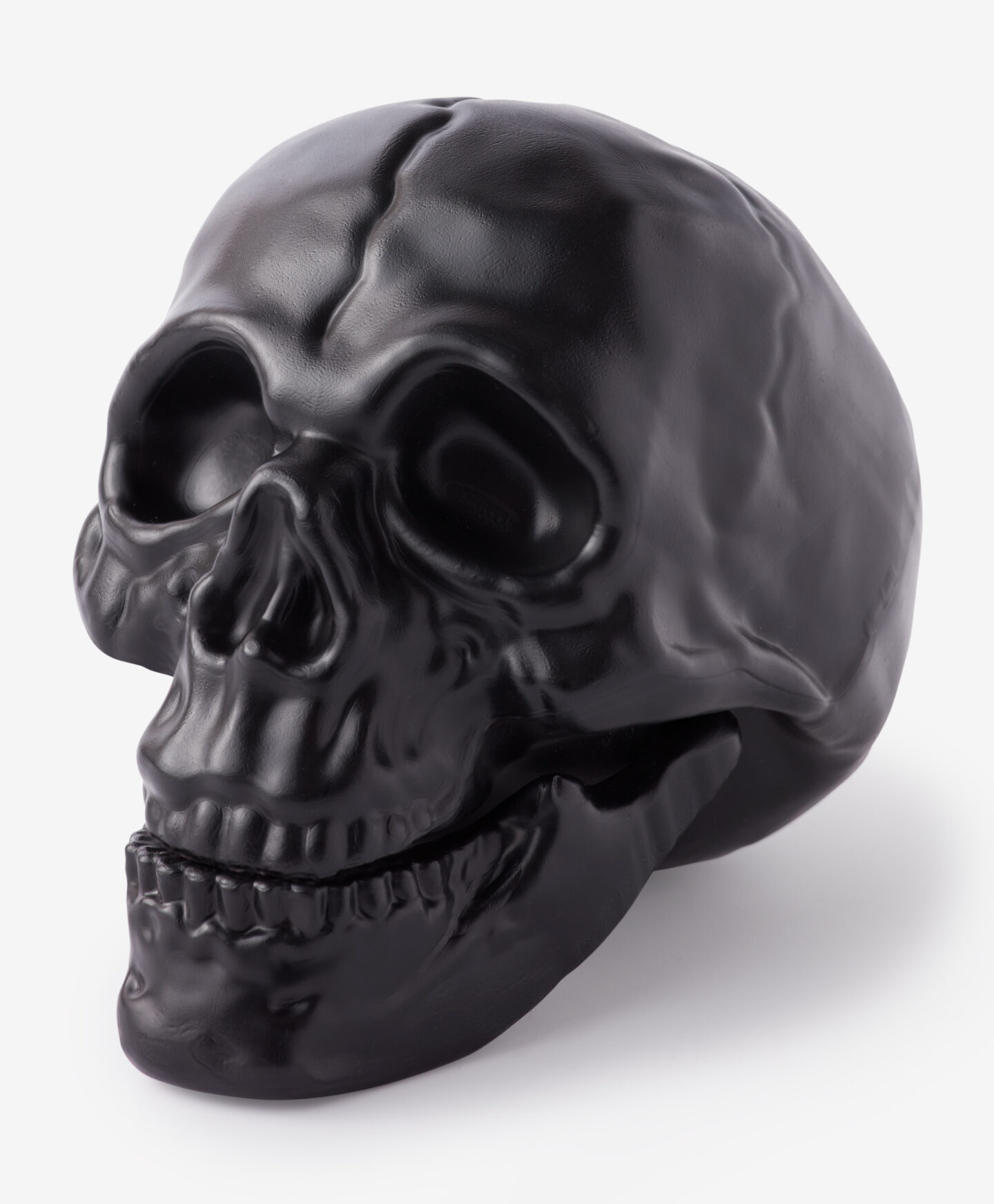 teschio nero per halloween