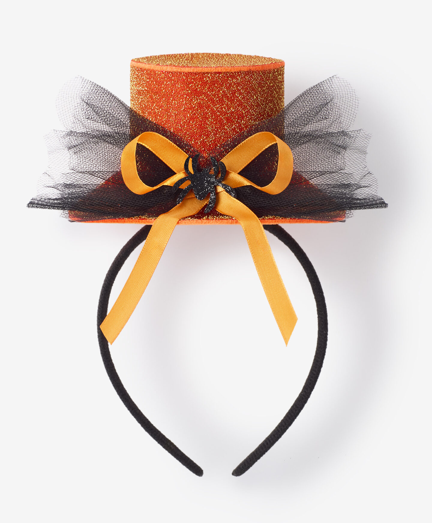 cerchietto con cappello arancione