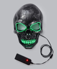 maschera led da mostro verde
