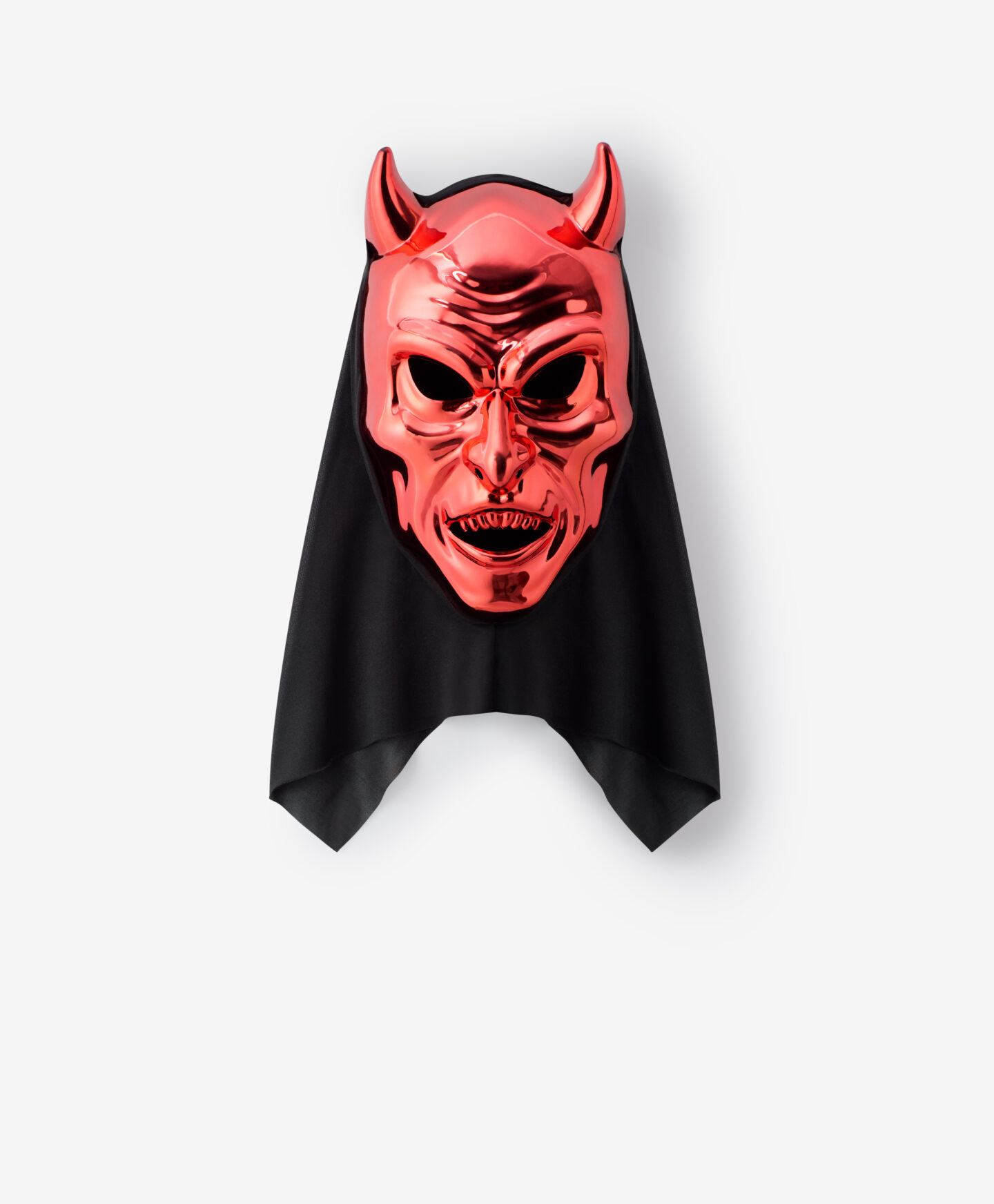 maschera da diavolo rossa
