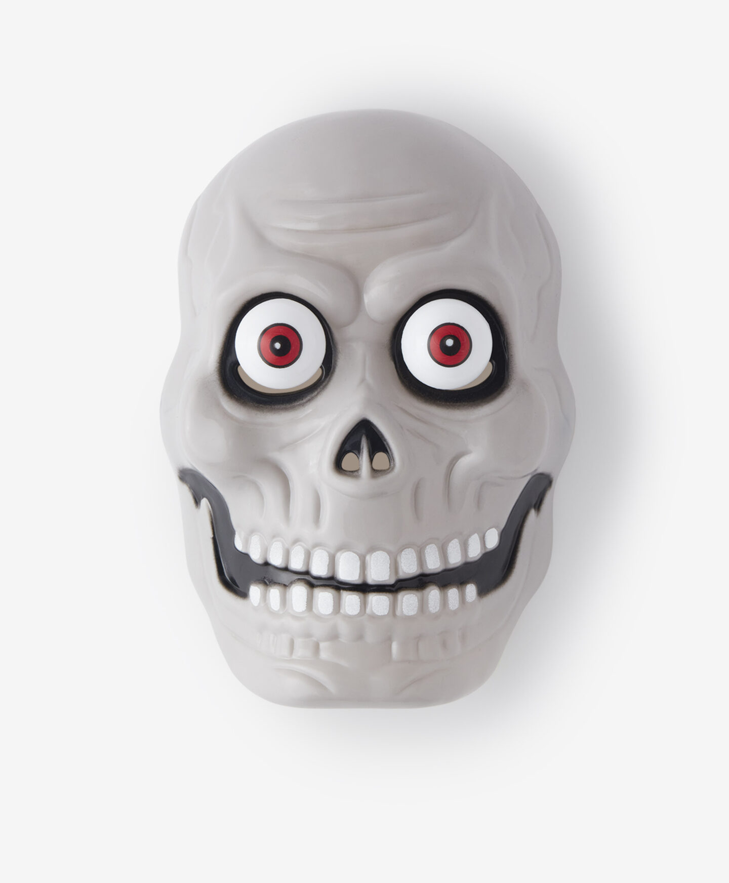 maschera da teschio occhi mobili