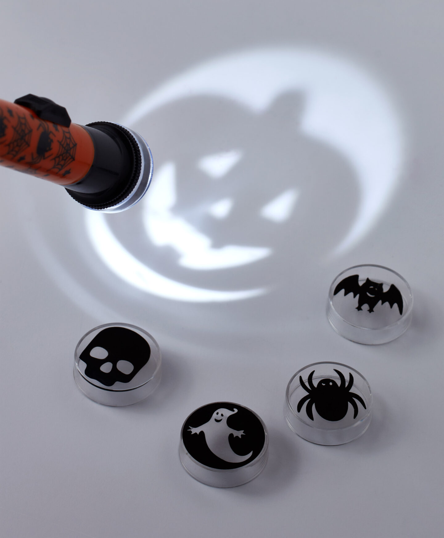 Mini projektor LED pomarańczowy