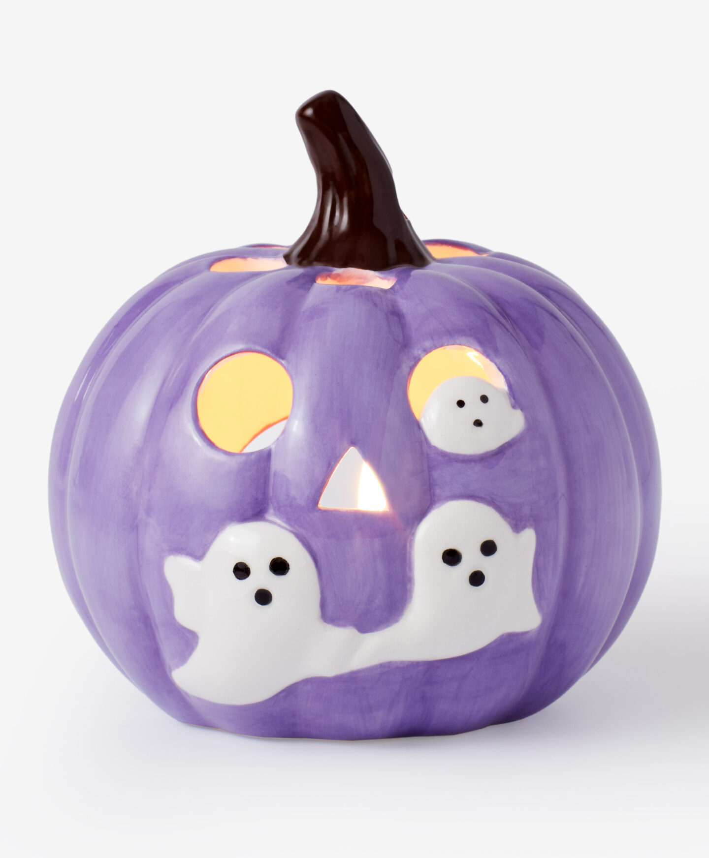 portacandela zucca viola