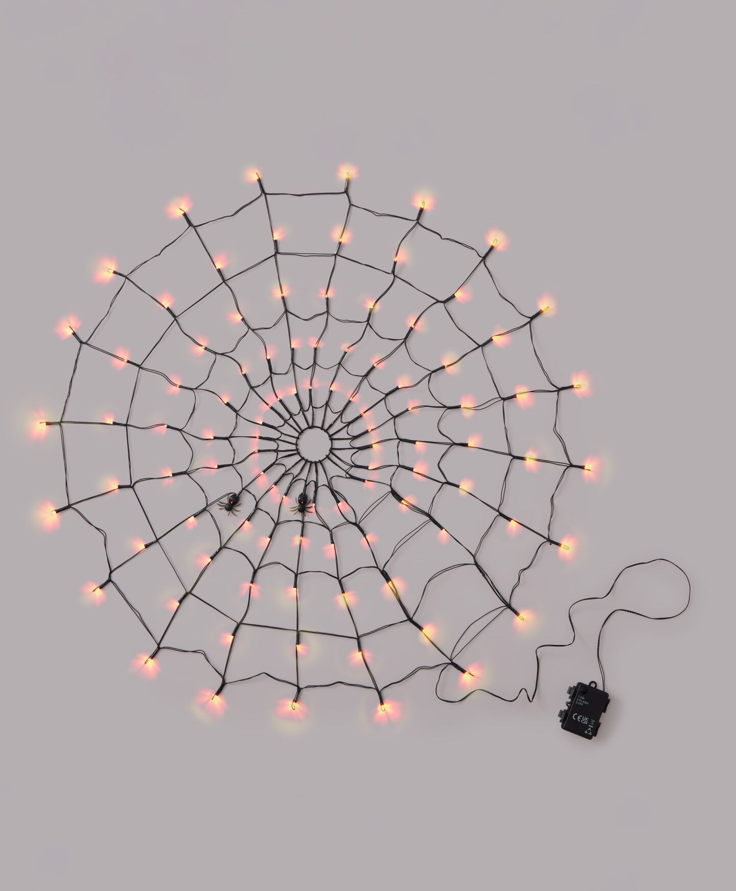 ragnatela con luci led