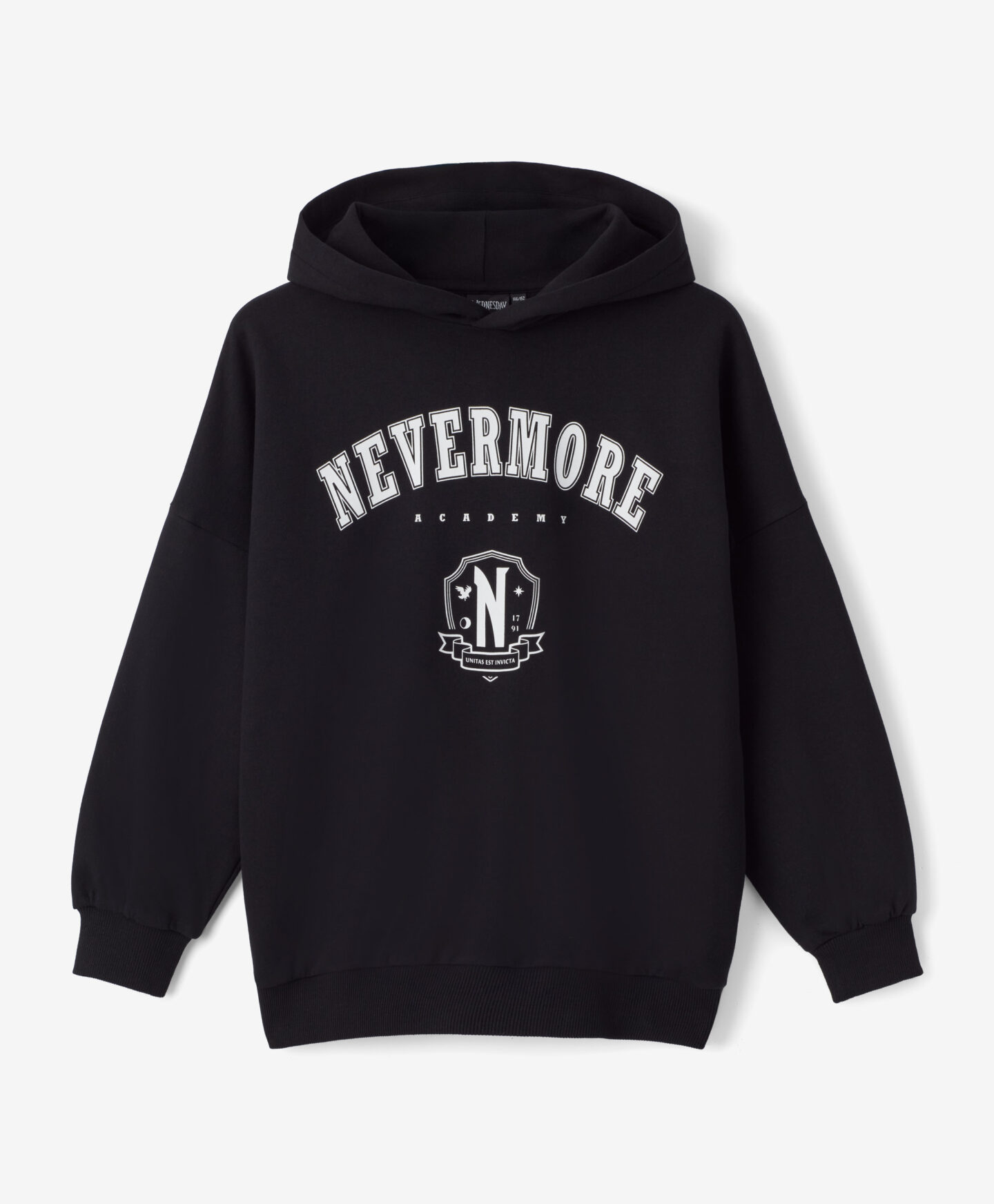 felpa nera con cappuccio ragazza