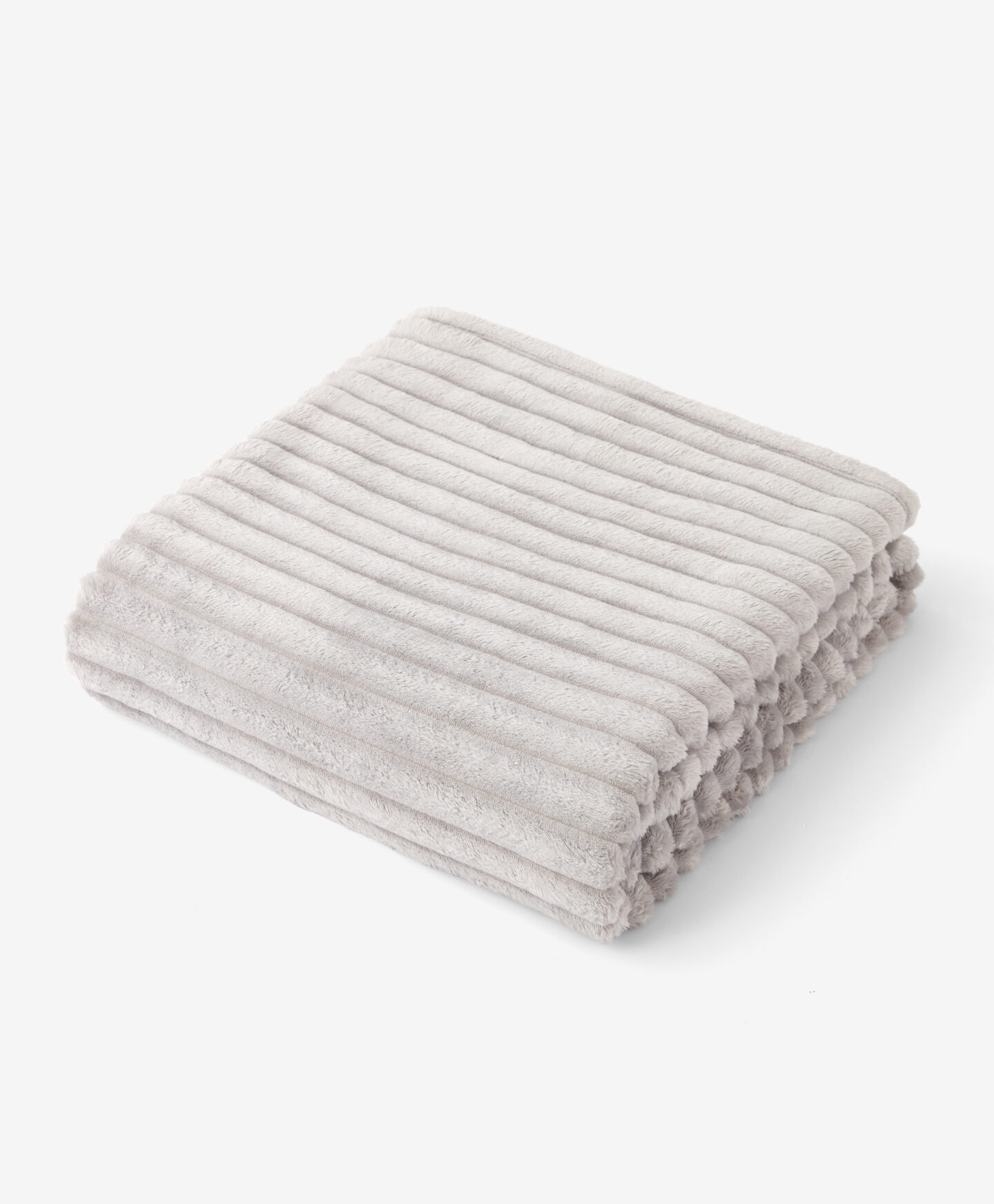 coperta grigia a righe