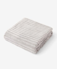 coperta grigia a righe