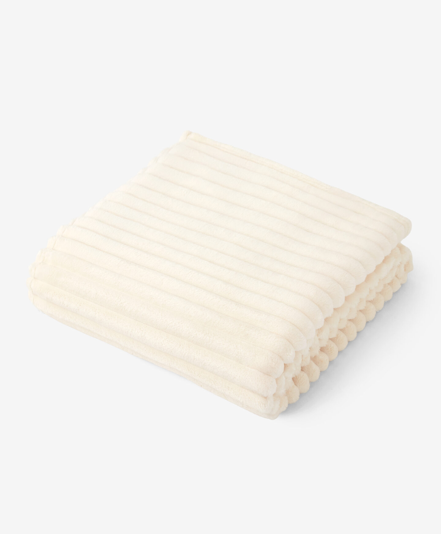 coperta color crema a righe