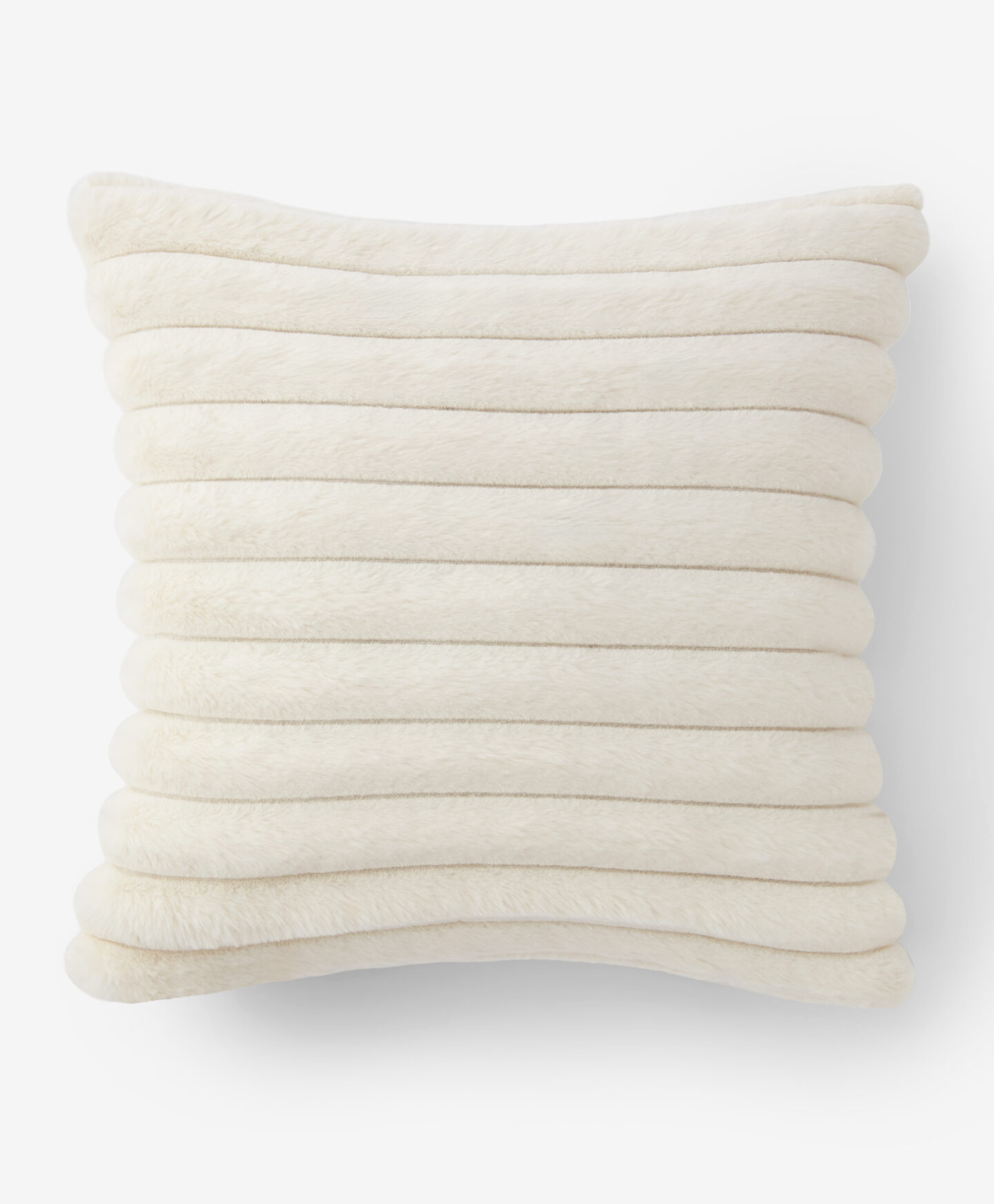 cuscino color crema a righe