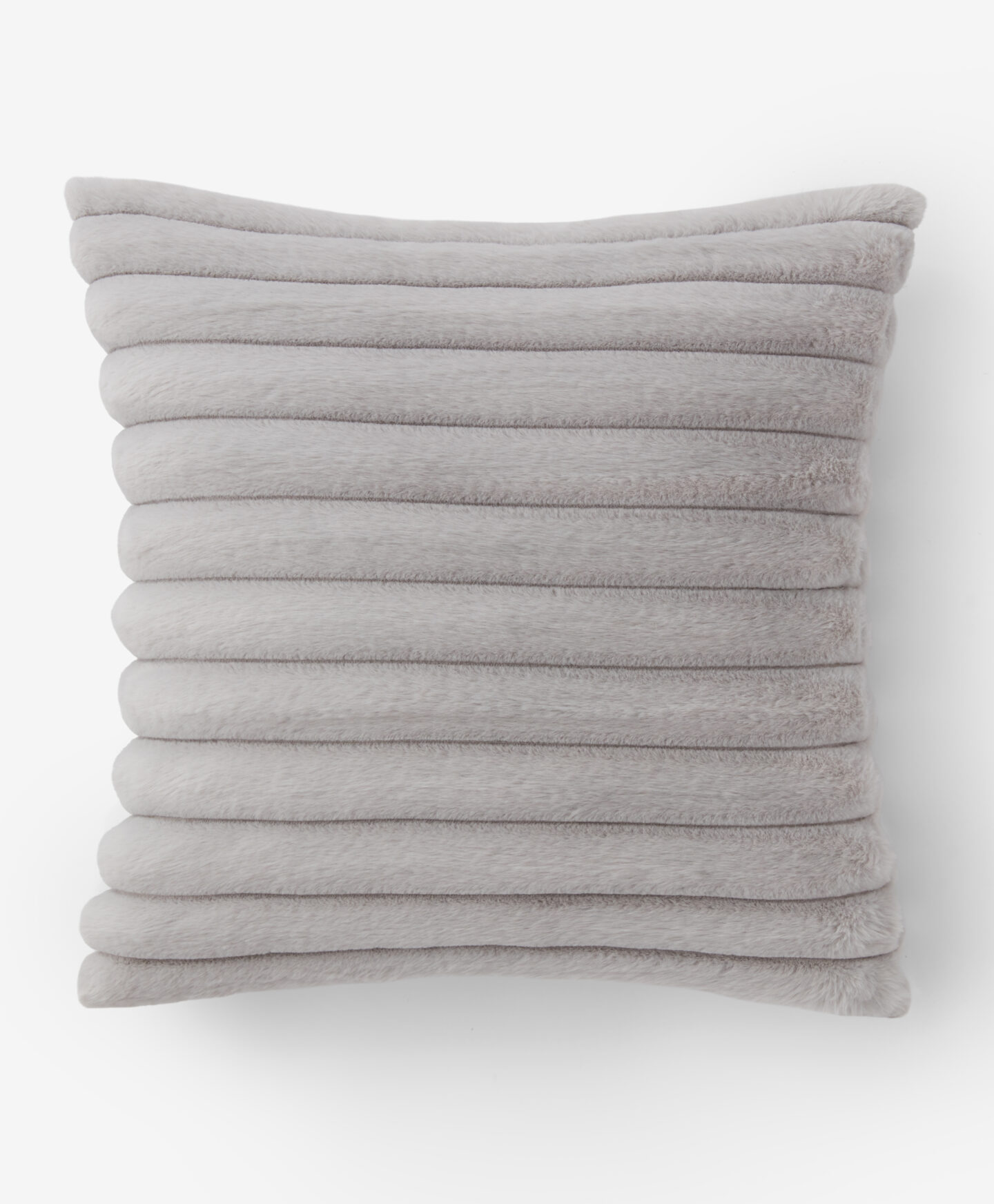 cuscino grigio a righe