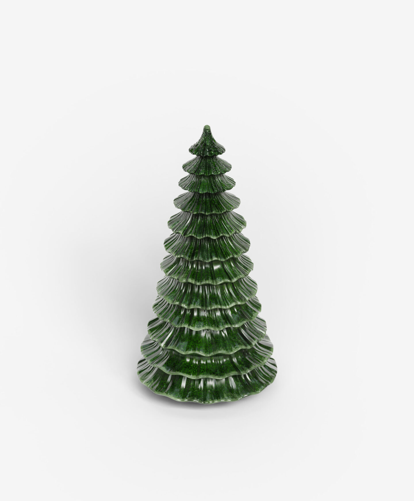 candela verde a forma di albero