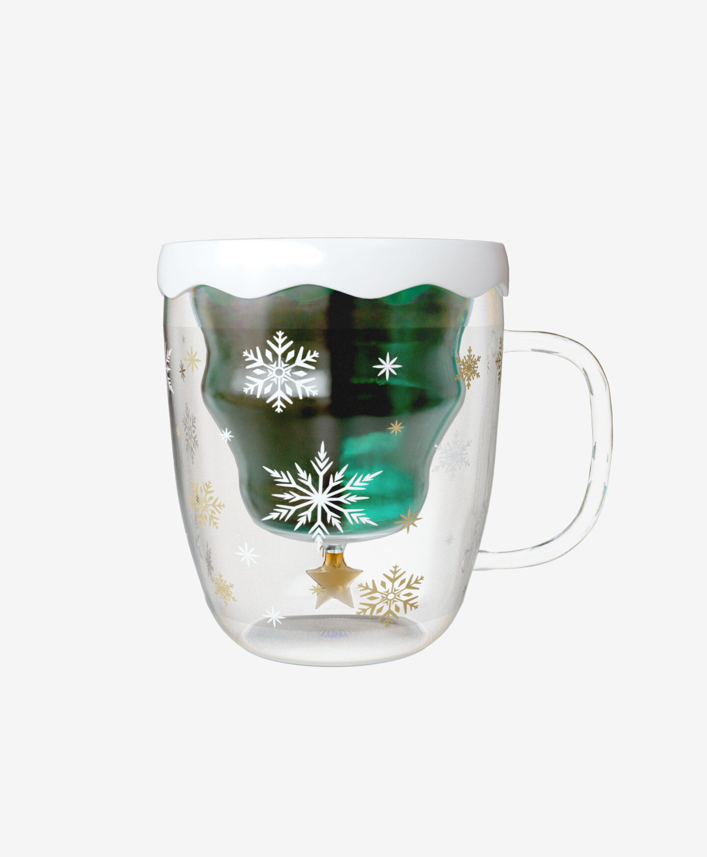 tazza natalizia con coperchio