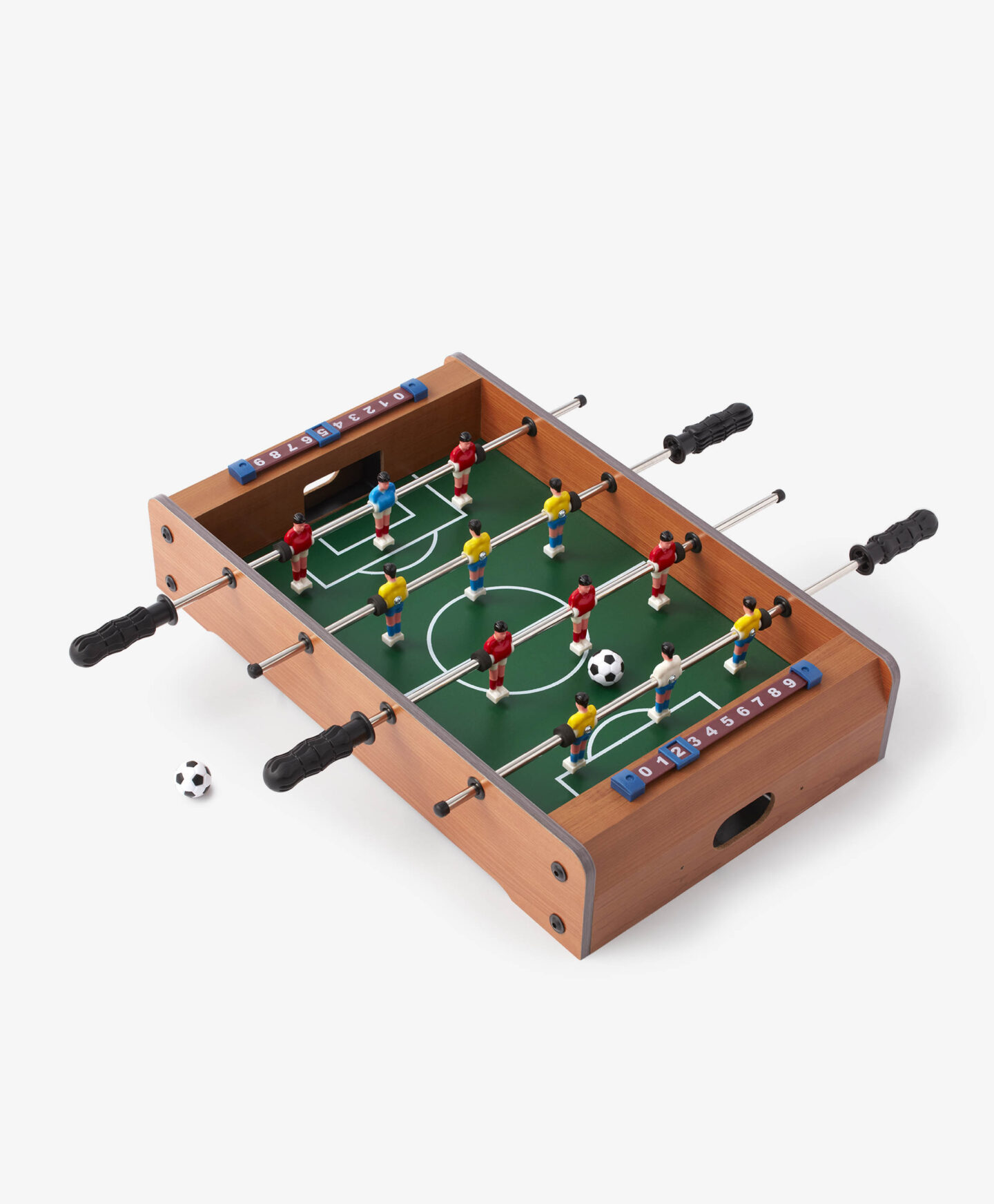 biliardino da tavolo in legno