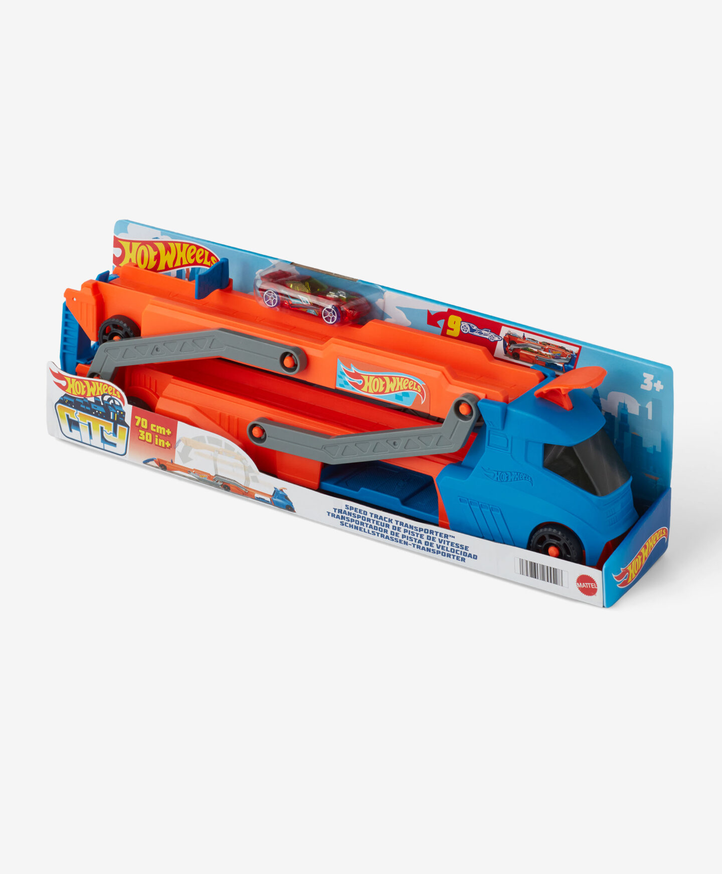camioncino arancione hot wheels