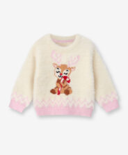 Sweter niemowlęcy dziewczęcy