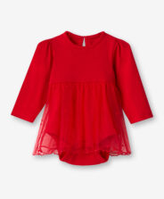 Body niemowlęce dziewczęce czerwone