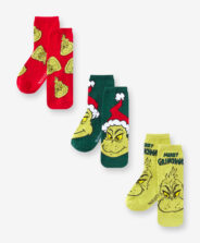 3-pak skarpetek chłopięcych Grinch