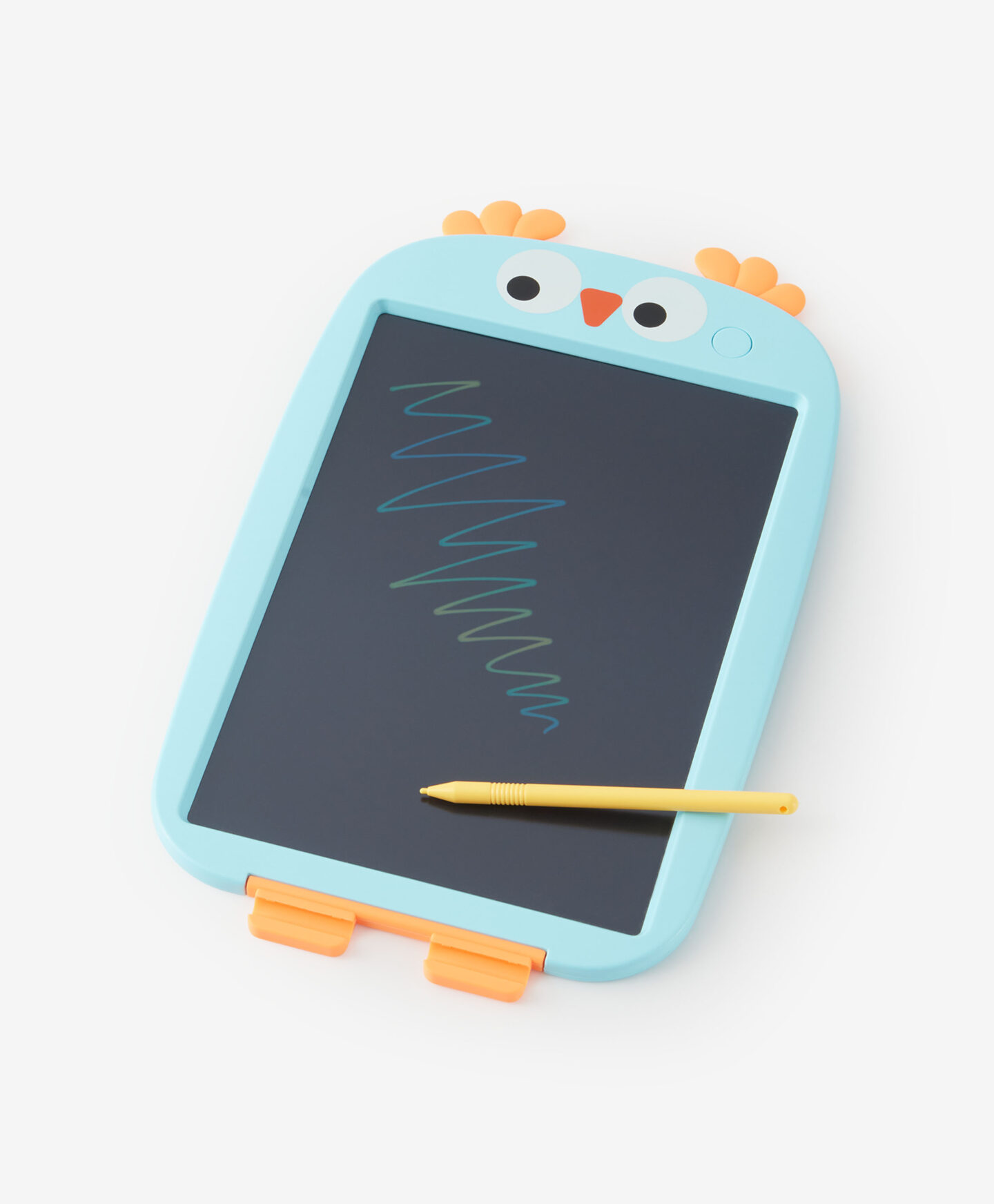 tavoletta a forma di gufo azzurro