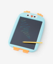 tavoletta a forma di gufo azzurro