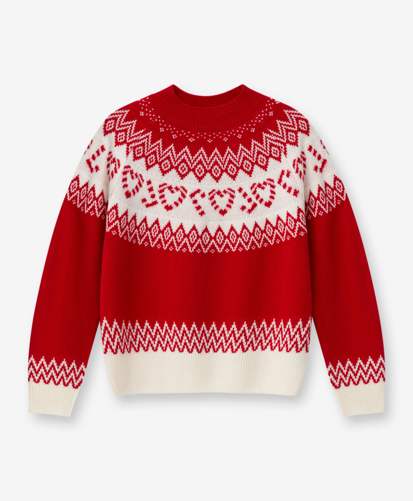 maglione natalizio bianco donna