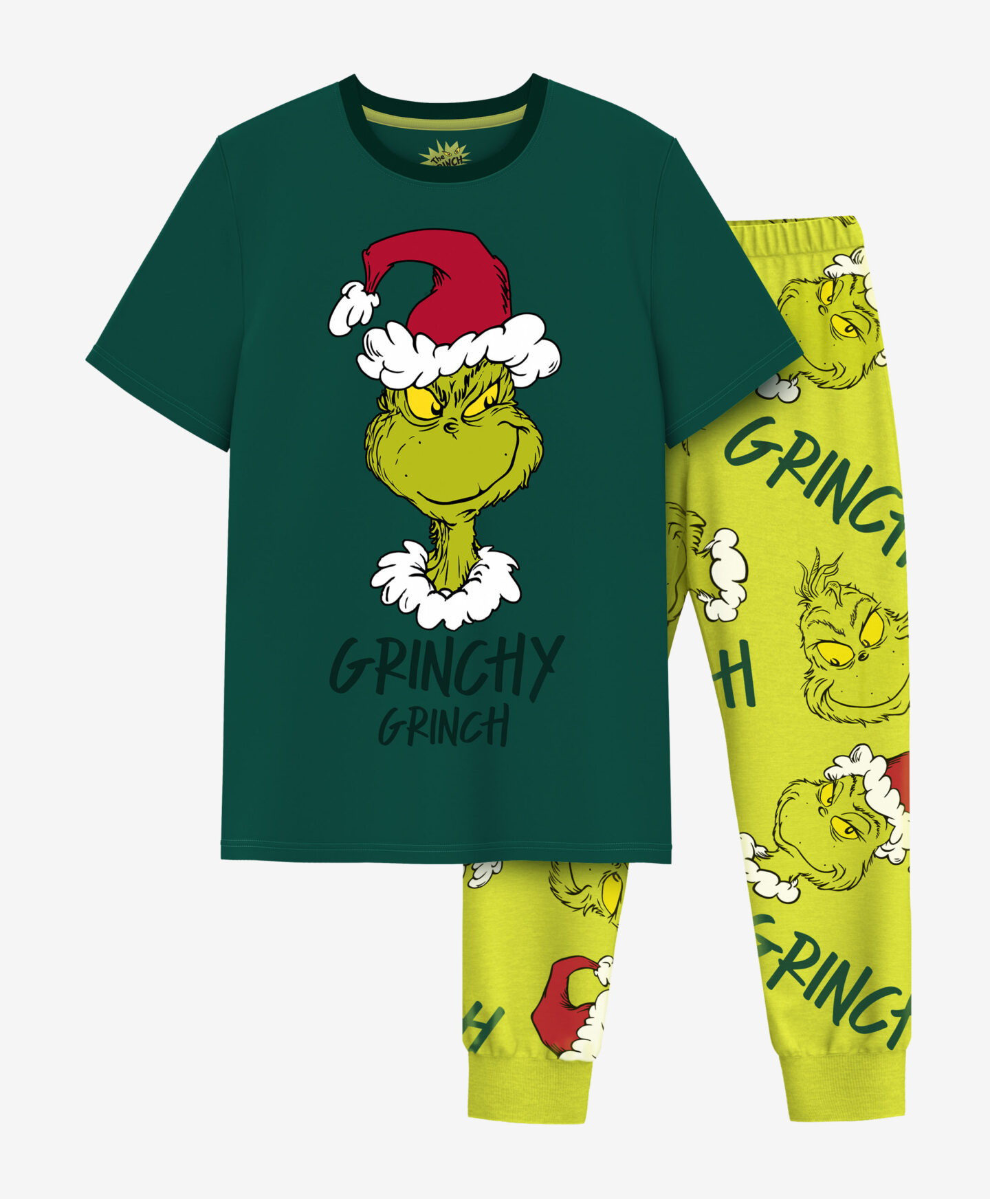 pigiama verde grinch da uomo