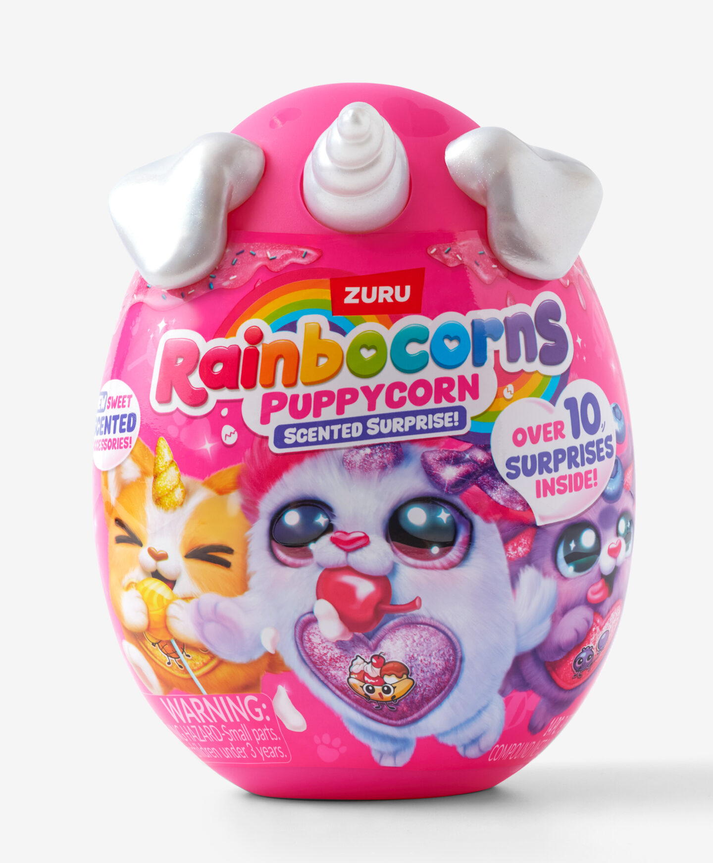 uovo rosa con sorpresa puppycorn