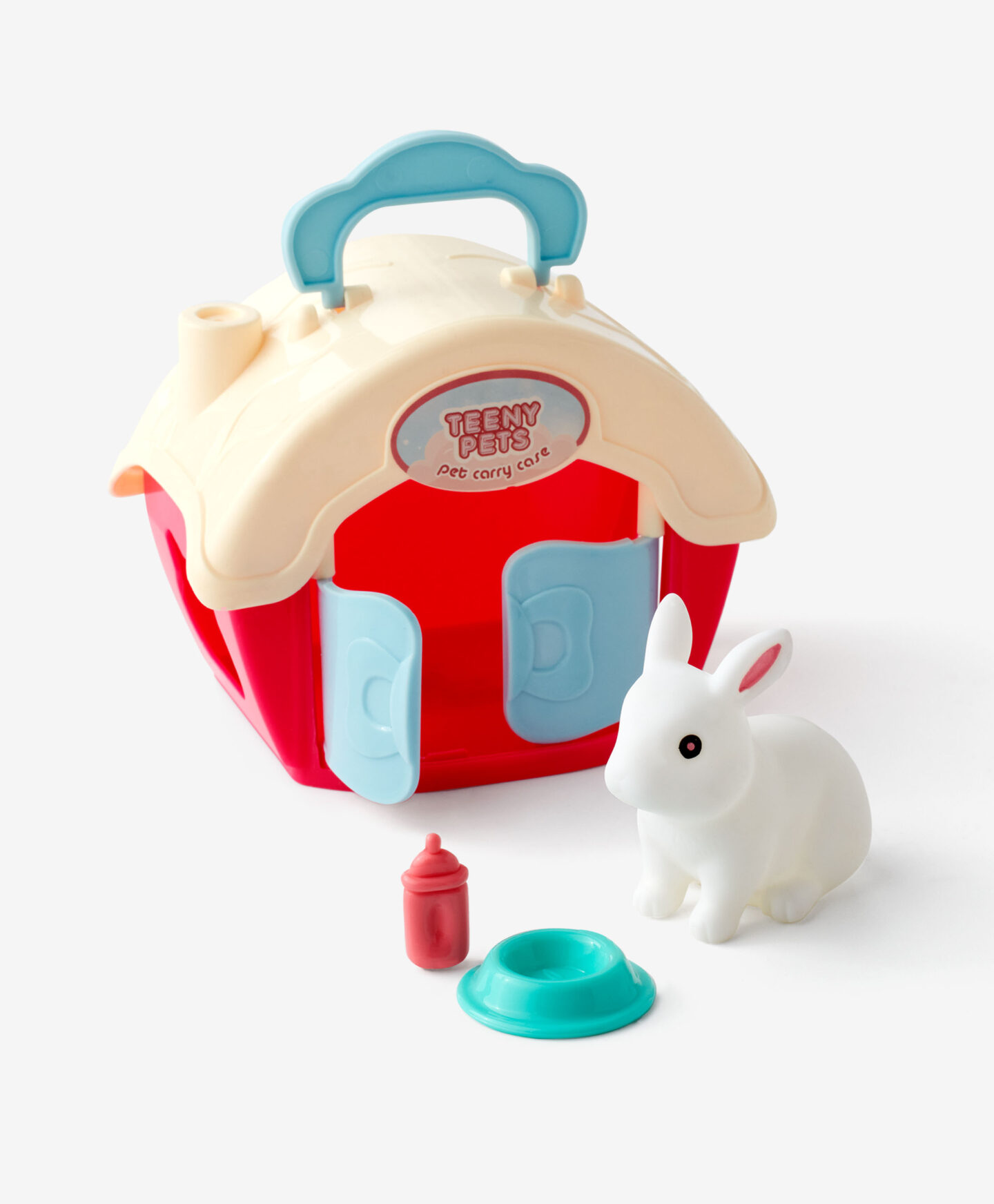 coniglio con casetta giocattolo