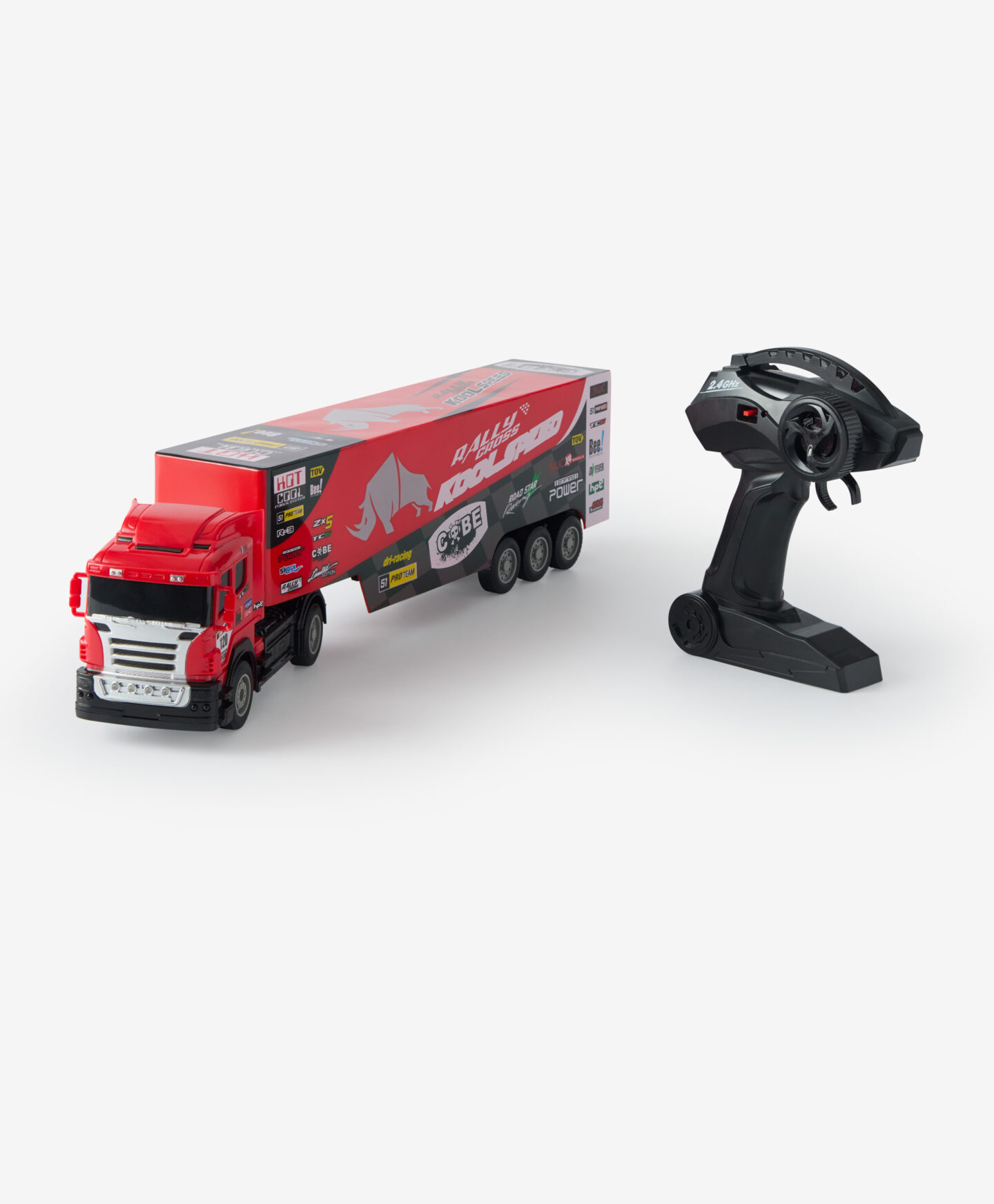 camion telecomandato rosso
