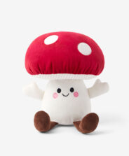 peluche fungo rosso e bianco