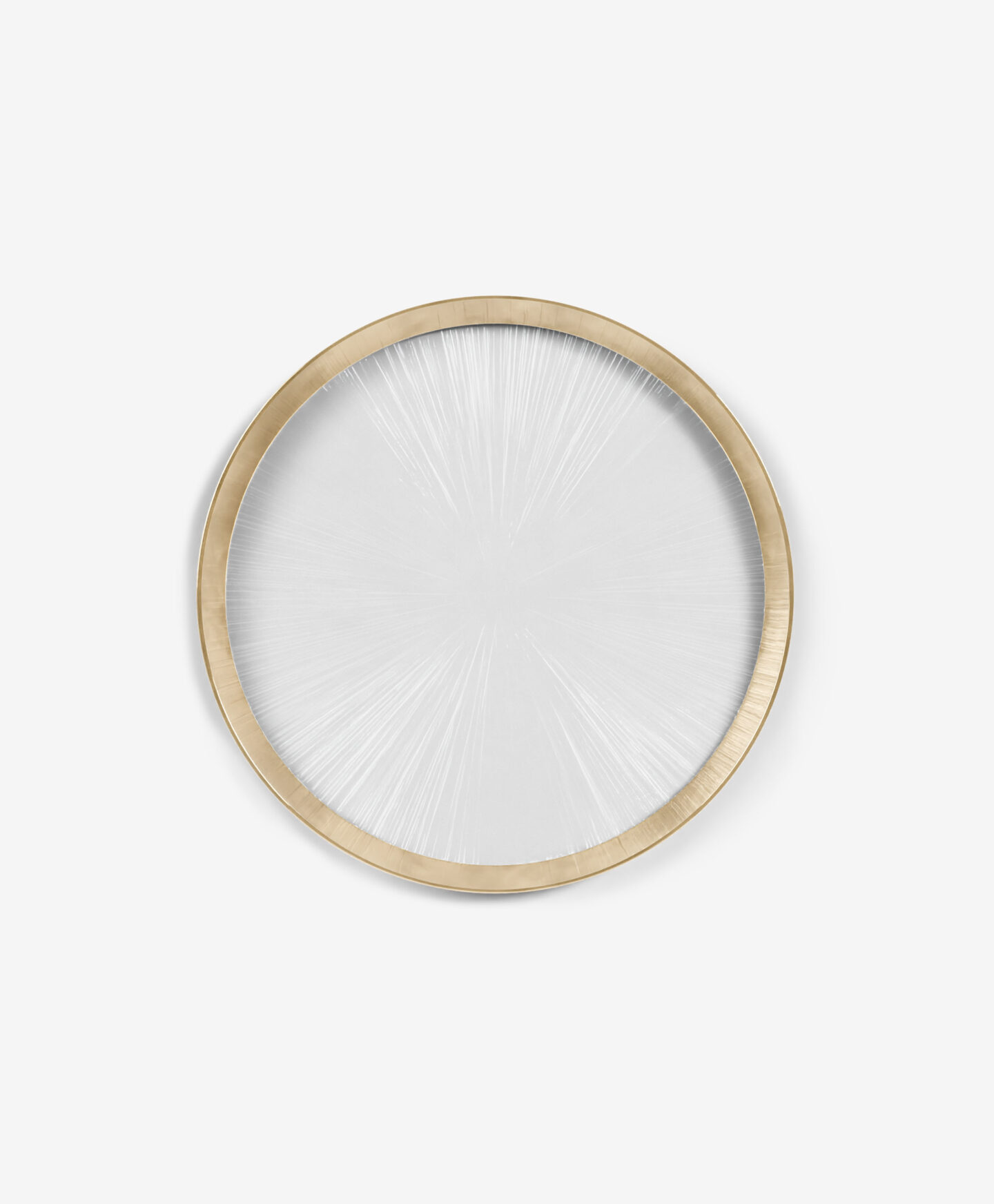 vassoio dorato con bordo