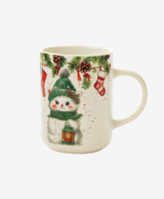 tazza con pupazzo di neve