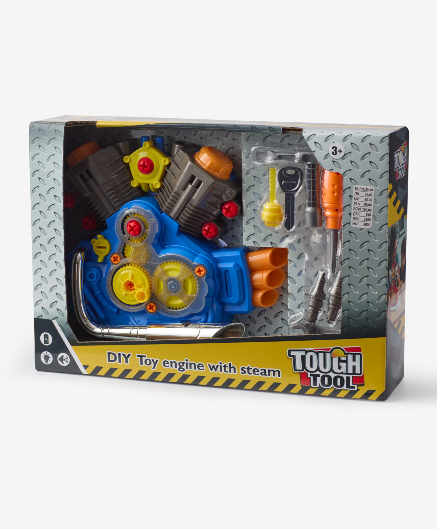 motore blu giocattolo