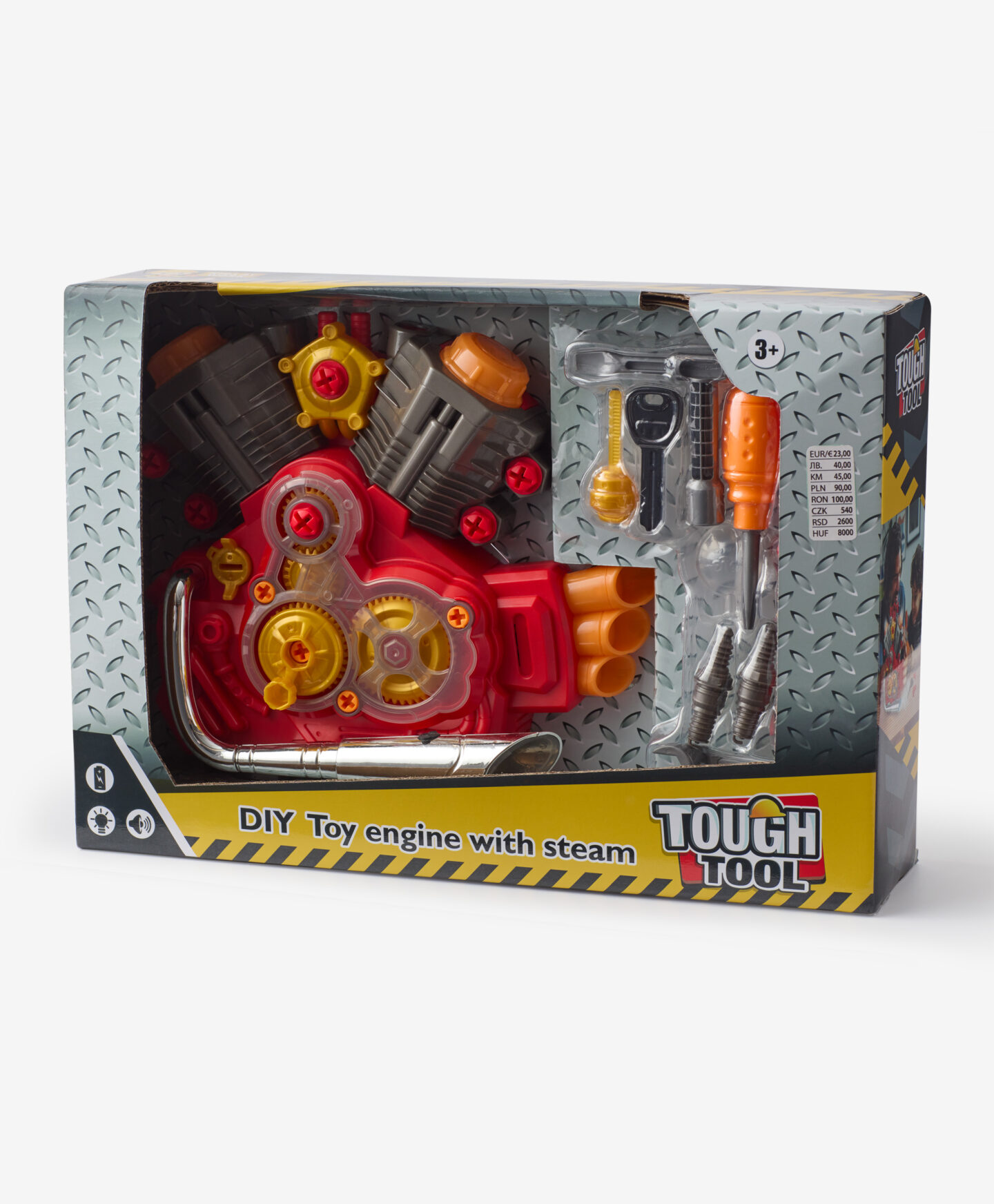 motore rosso giocattolo