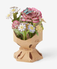 Puzzle 3D kwiaty piwonia