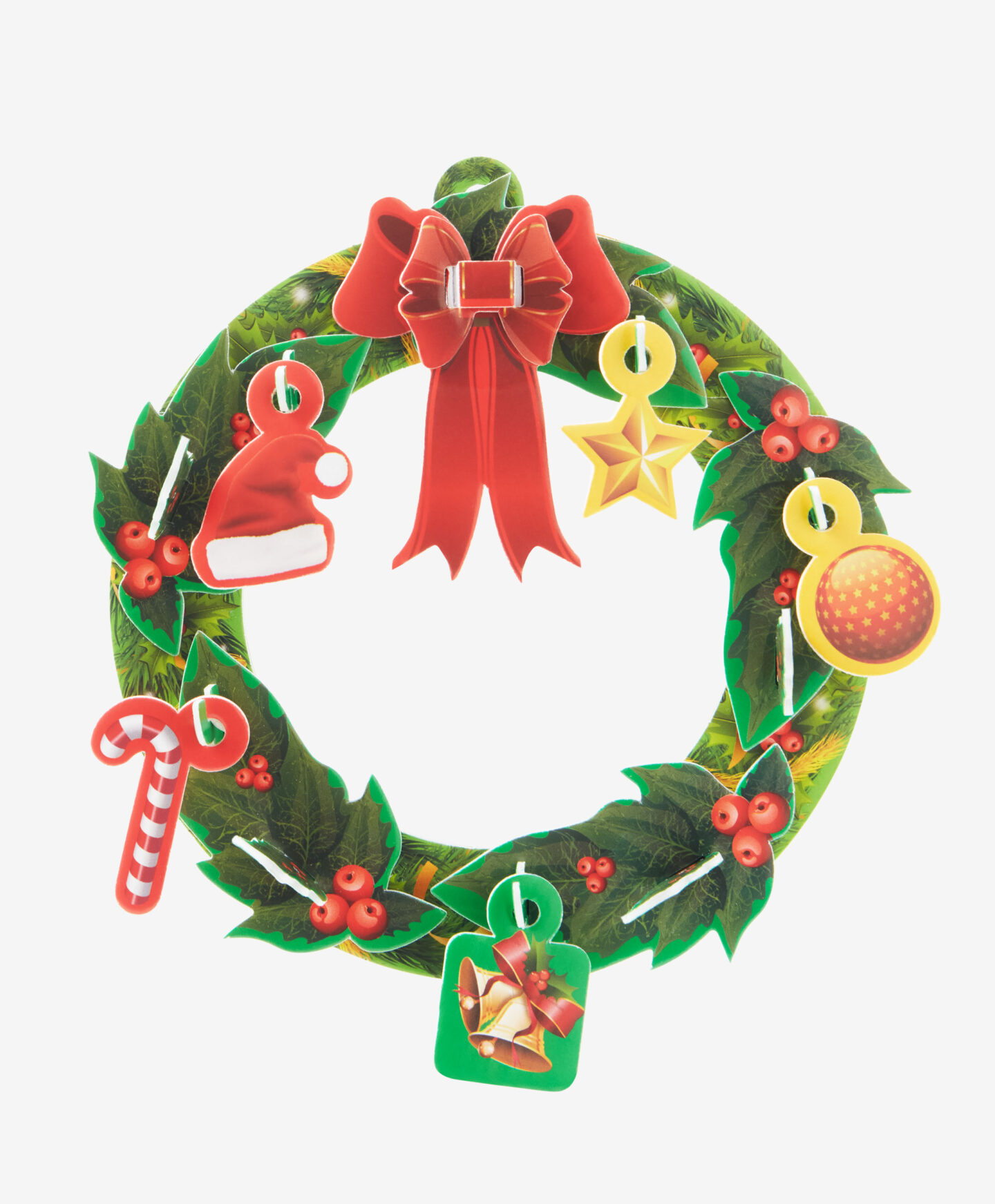 ghirlanda natalizia puzzle 3d