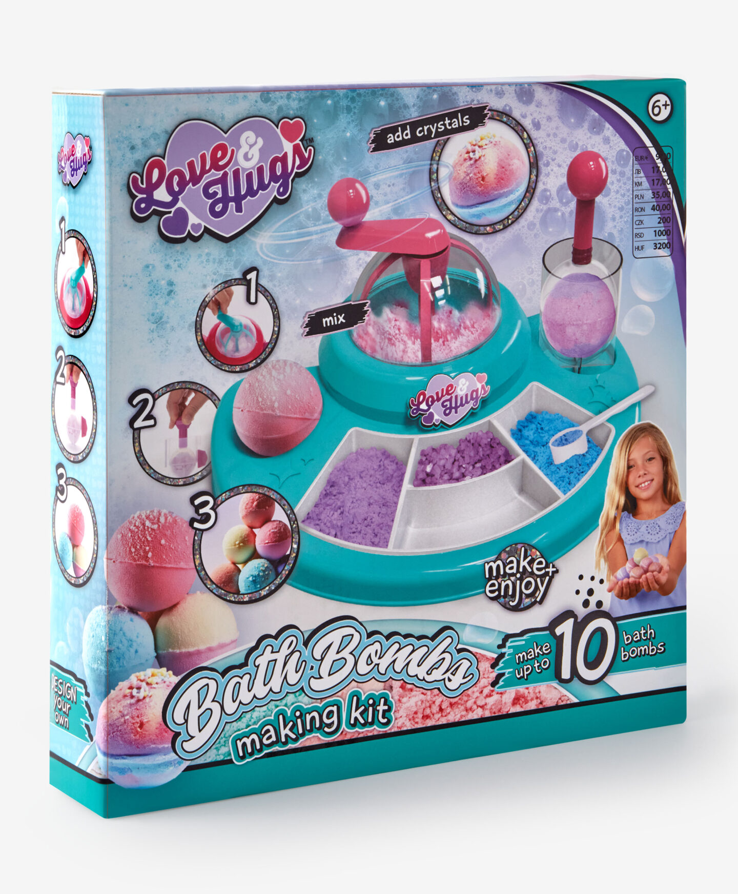 kit per bombe da bagno fai da te