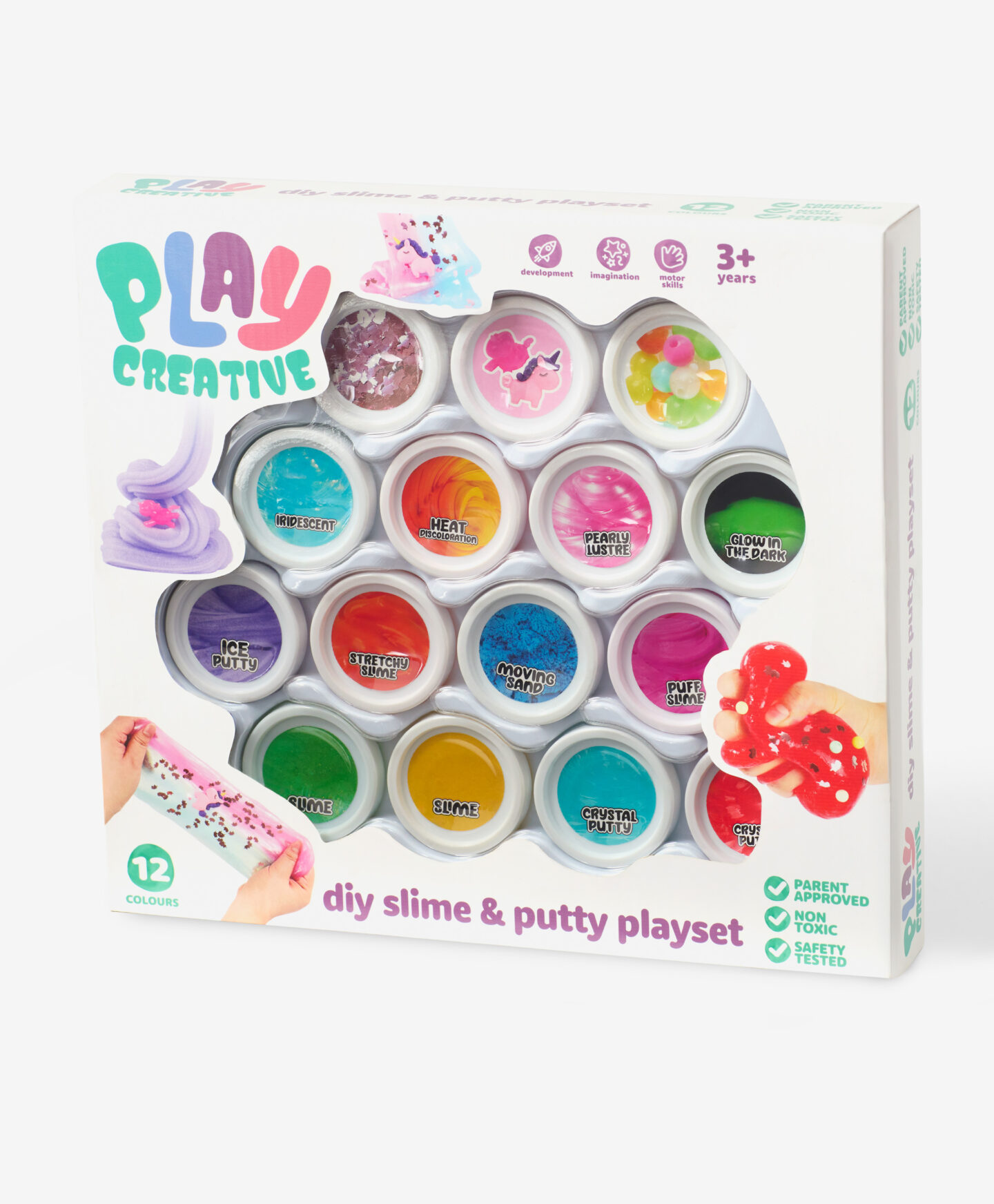 set tubetti slime colorati