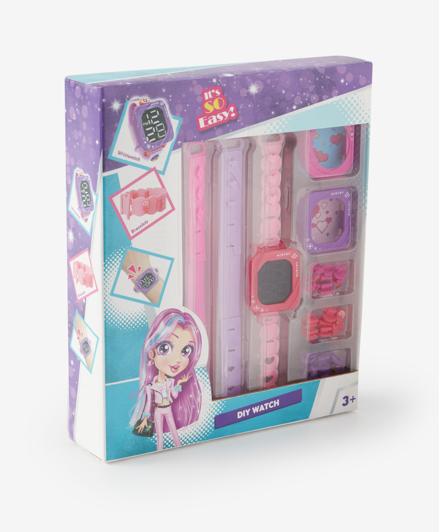 kit orologio fai da te rosa