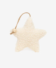 Zawieszka na choinkę puchata gwiazdka